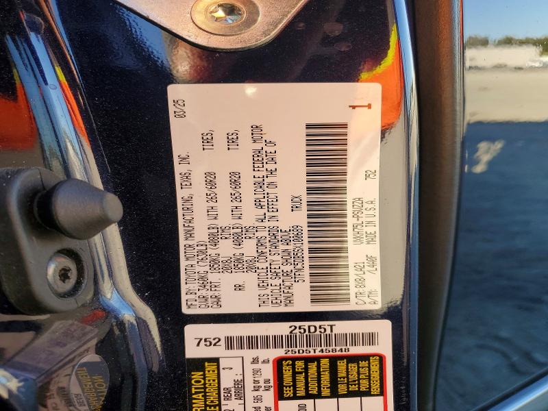 Продаж на аукціоні авто 2025 Toyota Tundra, vin: 5TFNC5DB5SX100689, номер лоту: 63754056