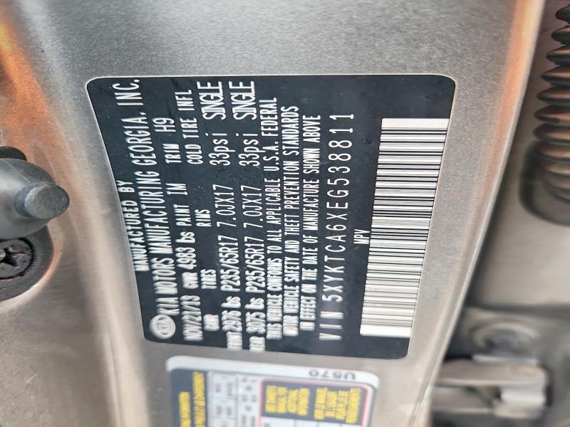 Продаж на аукціоні авто 2014 Kia Sorento, vin: 5XYKTCA6XEG538811, номер лоту: 66028176