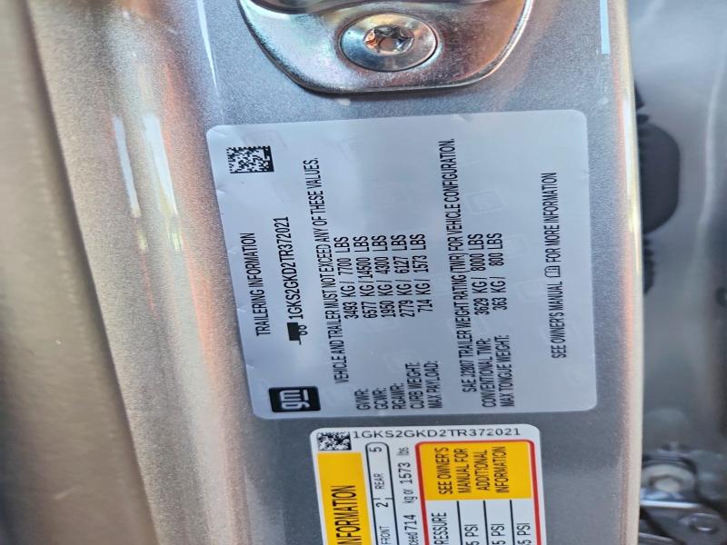 Продажа на аукционе авто 2026 Gmc Yukon Xl, vin: 1GKS2GKD2TR372021, номер лота: 63889046