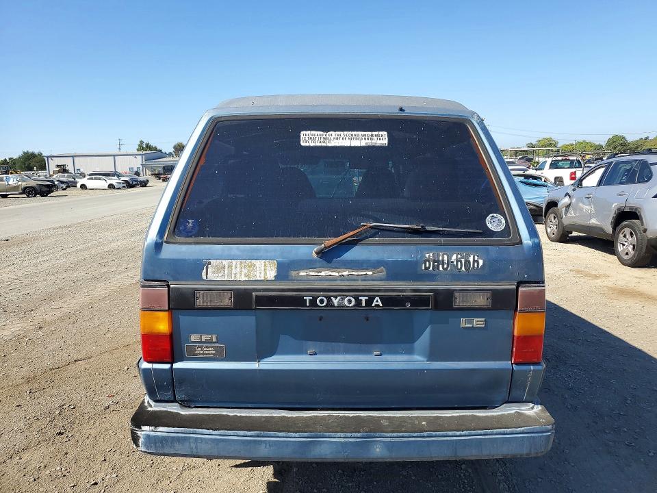 66559486 :رقم المزاد ، JT3YR26W4H5035577 vin ، 1987 Toyota Van مزاد بيع