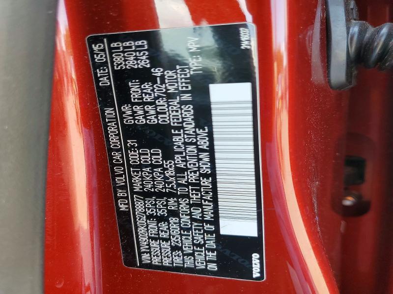 Продаж на аукціоні авто 2016 Volvo Xc60, vin: YV4902RK0G2788877, номер лоту: 65108686