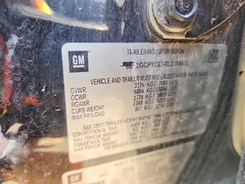 Продаж на аукціоні авто 2020 Chevrolet Silverado, vin: 1GCPYCEF8LZ164621, номер лоту: 66947126