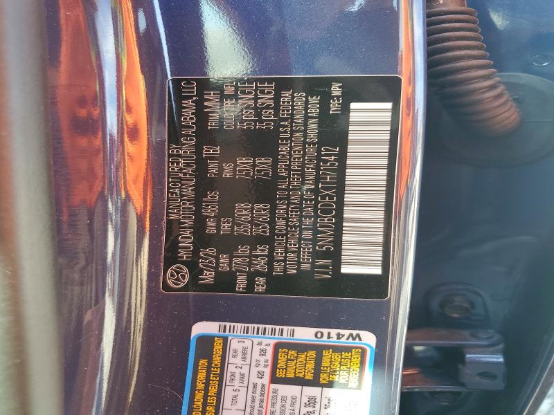 Aukcja sprzedaży 2026 Hyundai Tucson, vin: 5NMJBCDEXTH715412, numer aukcji: 65641206