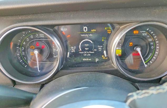 64841846 :رقم المزاد ، 1C4JJXP67NW229915 vin ، 2022 Jeep Wrangler Unlimited مزاد بيع