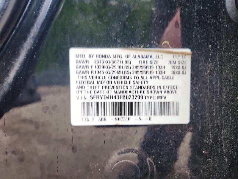 Продаж на аукціоні авто 2015 Acura Mdx, vin: 5FRYD4H43FB023299, номер лоту: 63684586