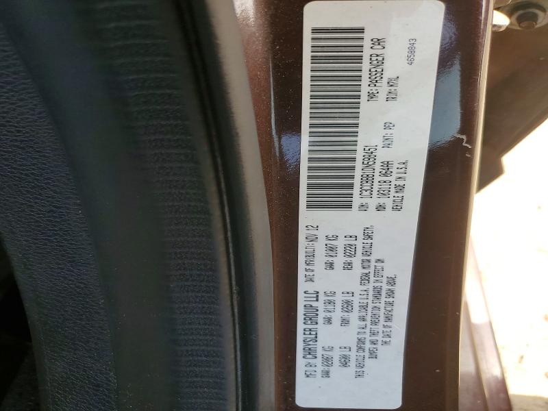 Aukcja sprzedaży 2013 Chrysler 200, vin: 1C3CCBBB1DN598451, numer aukcji: 64952206