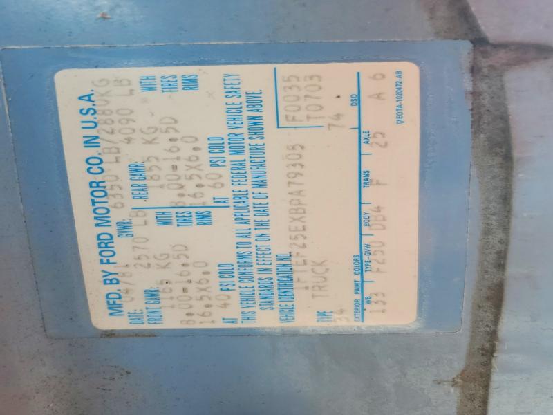 Продаж на аукціоні авто 1981 Ford F250, vin: 1FTEF25EXBPA79305, номер лоту: 64440196