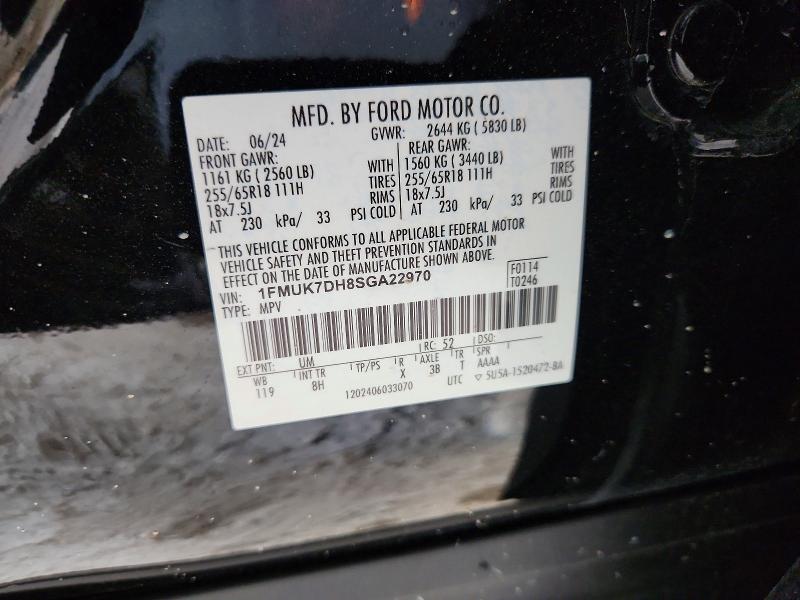 Продаж на аукціоні авто 2025 Ford Explorer, vin: 1FMUK7DH8SGA22970, номер лоту: 64456816