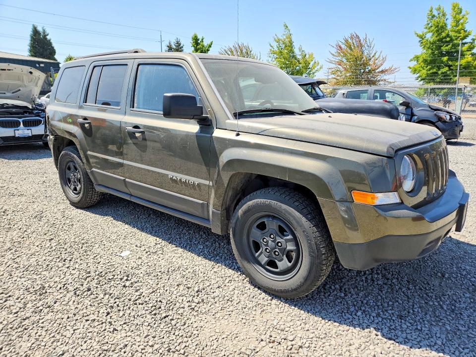Aukcja sprzedaży 2016 Jeep Patriot, vin: 1C4NJPBA2GD561272, numer aukcji: 65150206