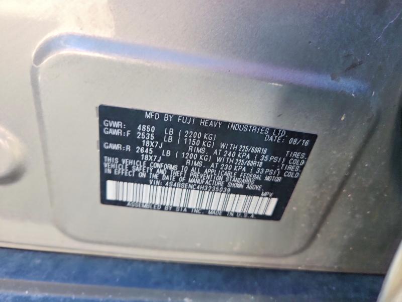 Продажа на аукционе авто 2017 Subaru Outback, vin: 4S4BSENC4H3235039, номер лота: 64662936