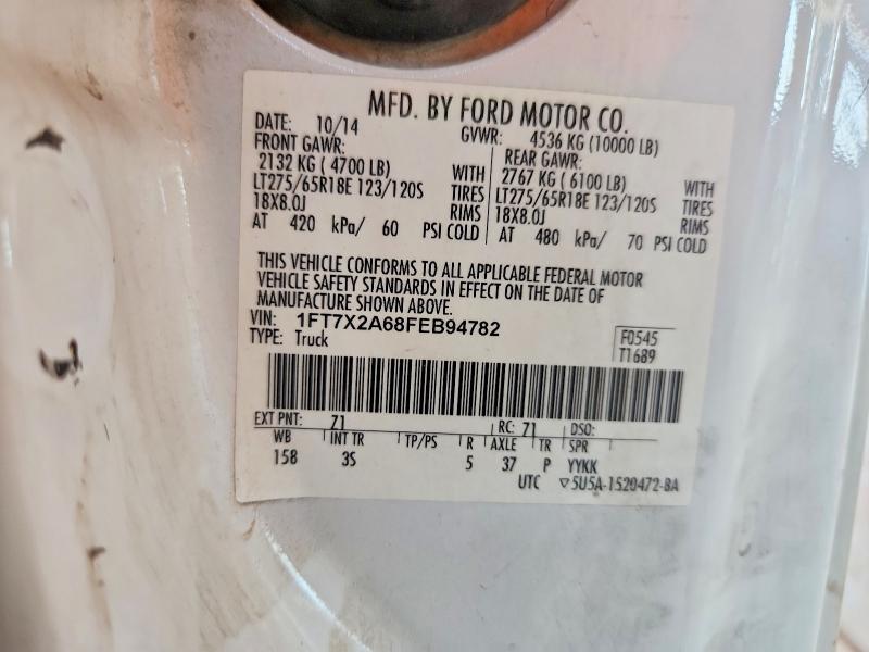 Продаж на аукціоні авто 2015 Ford F250, vin: 1FT7X2A68FEB94782, номер лоту: 64472156