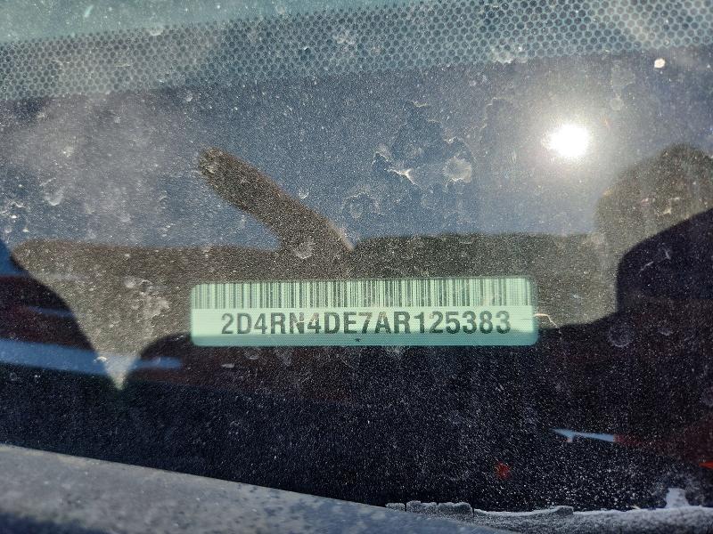 2010 Dodge Grand Caravan მანქანა იყიდება აუქციონზე, vin: 2D4RN4DE7AR125383, აუქციონის ნომერი: 66462186
