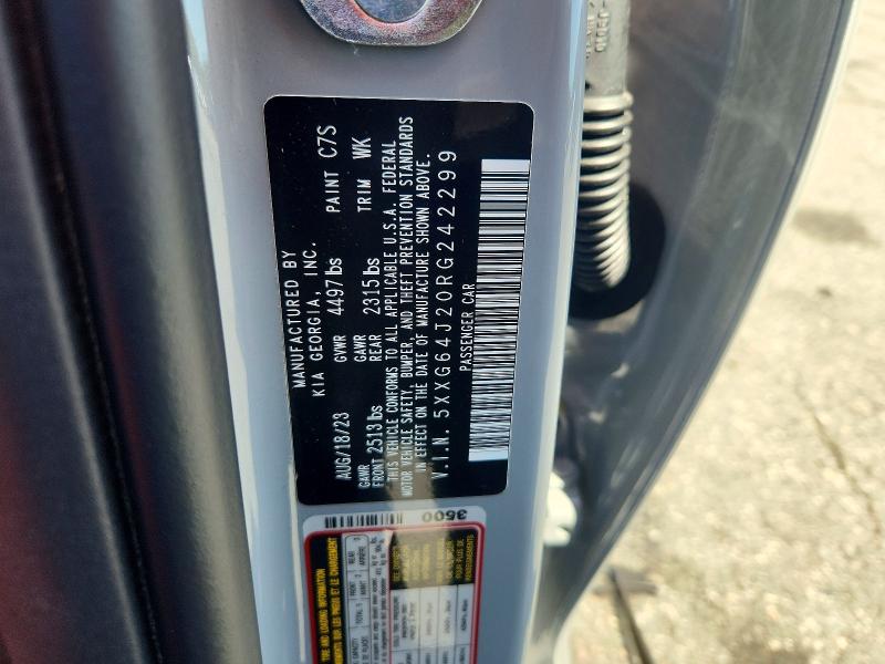 Продаж на аукціоні авто 2024 Kia K5, vin: 5XXG64J20RG242299, номер лоту: 63636576