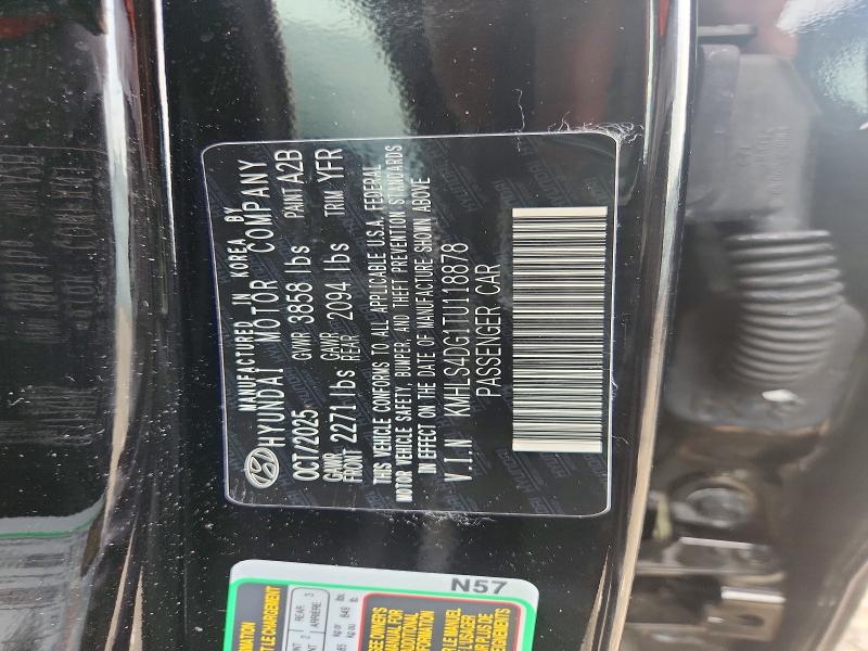 Aukcja sprzedaży 2026 Hyundai Elantra, vin: KMHLS4DG1TU118878, numer aukcji: 64185376