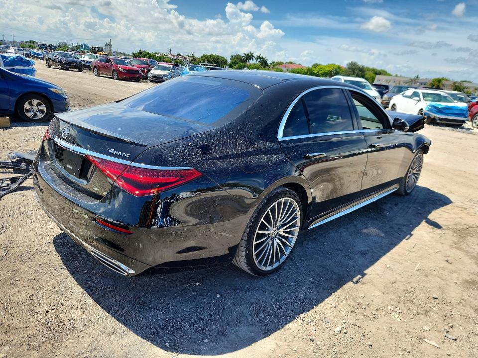 2022 Mercedes-benz S მანქანა იყიდება აუქციონზე, vin: W1K6G6DB0NA100191, აუქციონის ნომერი: 63906216