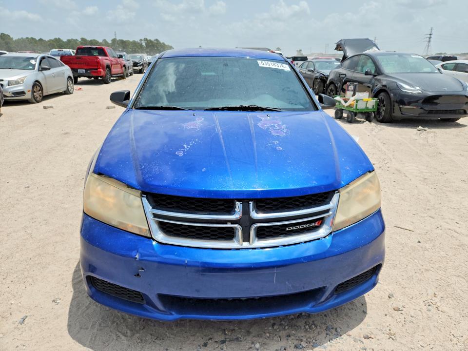 63518376 :رقم المزاد ، 1C3CDZAG4EN166750 vin ، 2014 Dodge Avenger مزاد بيع