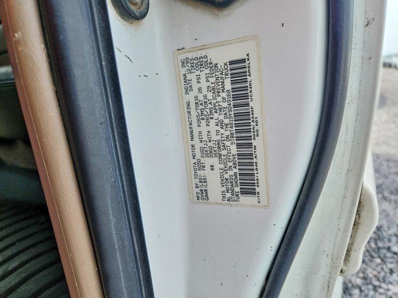 66658206 :رقم المزاد ، 5TBBT4819YS049168 vin ، 2000 Toyota Tundra مزاد بيع