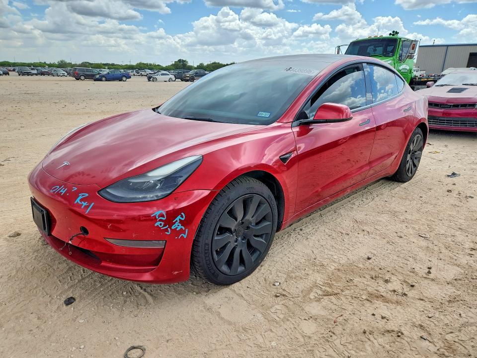 Aukcja sprzedaży 2022 Tesla Model 3, vin: 5YJ3E1EA0NF191918, numer aukcji: 64439896