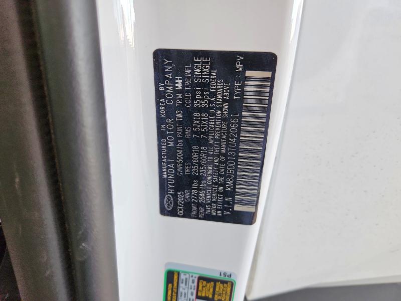 Продажа на аукционе авто 2026 Hyundai Tucson, vin: KM8JBDD13TU420661, номер лота: 63685986