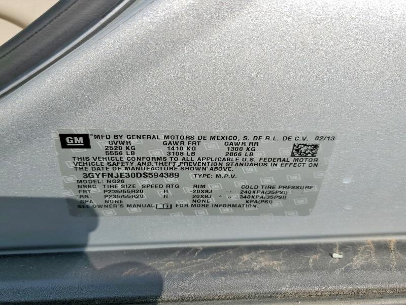 Продаж на аукціоні авто 2013 Cadillac Srx, vin: 3GYFNJE30DS594389, номер лоту: 67485276