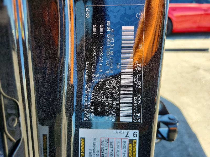2025 Lexus Gx 550 მანქანა იყიდება აუქციონზე, vin: JTJTBCDX6S5064806, აუქციონის ნომერი: 65376466