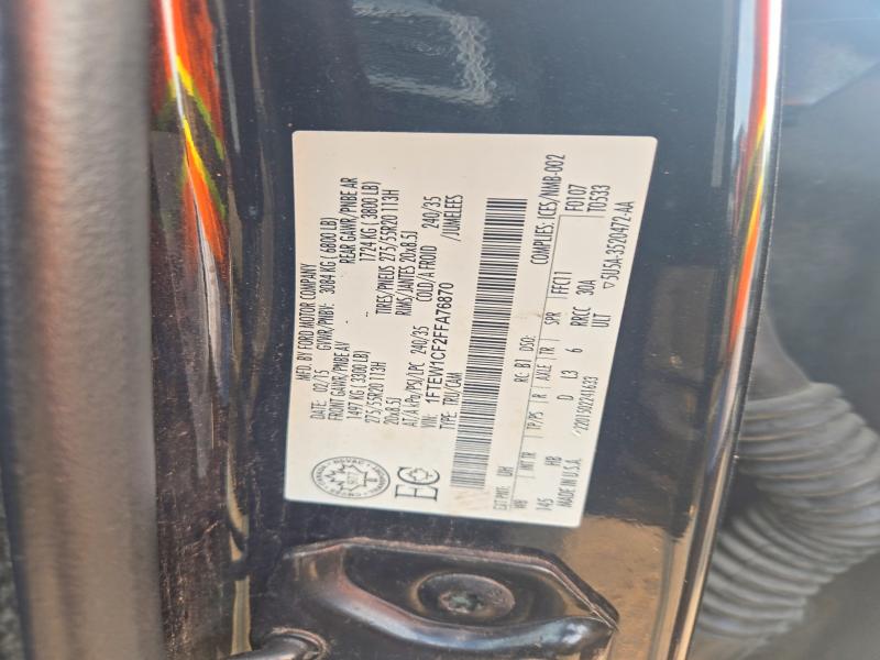 Aukcja sprzedaży 2015 Ford F150, vin: 1FTEW1CF2FFA76870, numer aukcji: 64660356