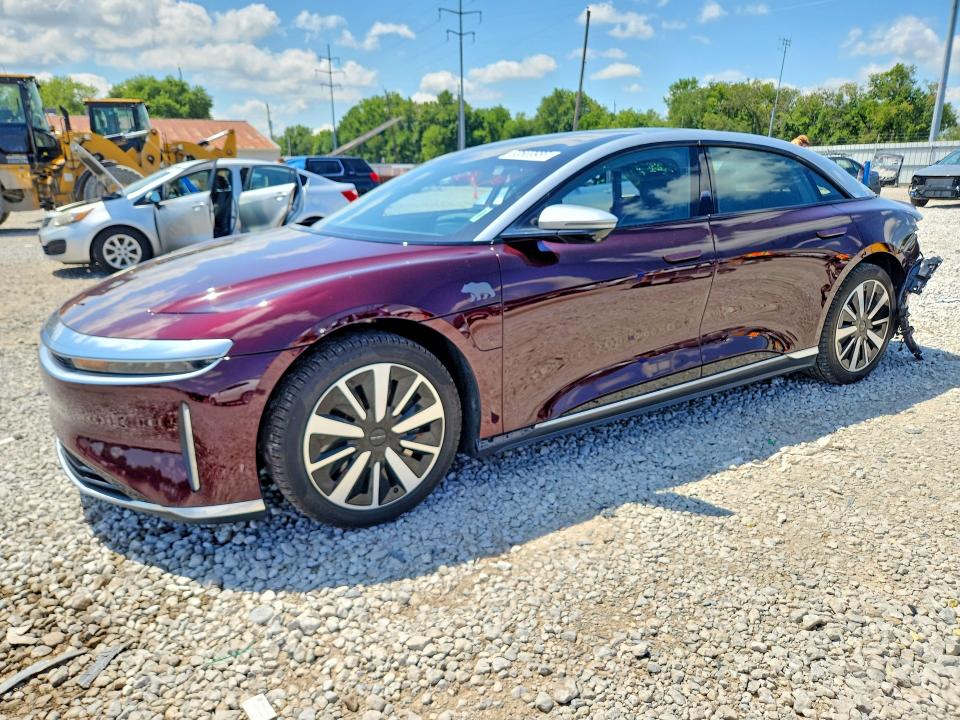 2022 Lucid Motors Air მანქანა იყიდება აუქციონზე, vin: 50EA1GBA4NA002220, აუქციონის ნომერი: 63569986