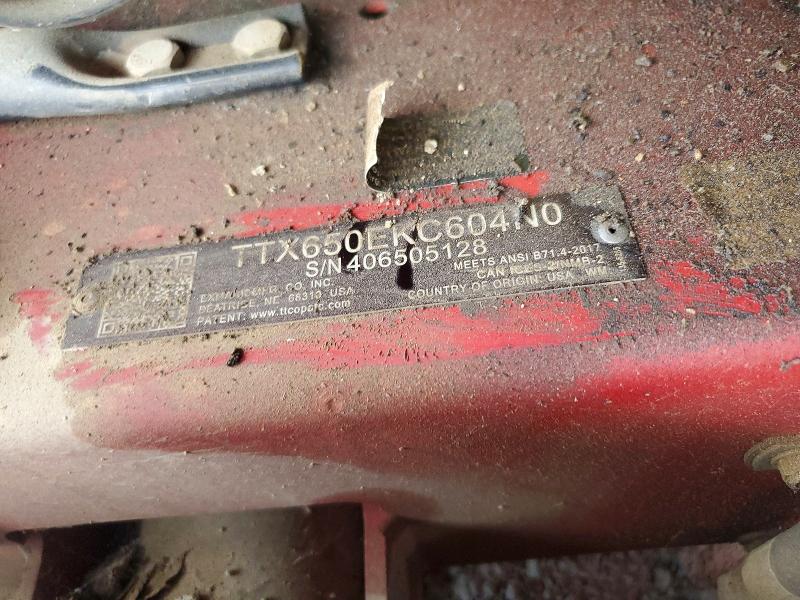 Auction sale of the 2021 Exmark Unknown, vin: 406505128, lot number: 65834576