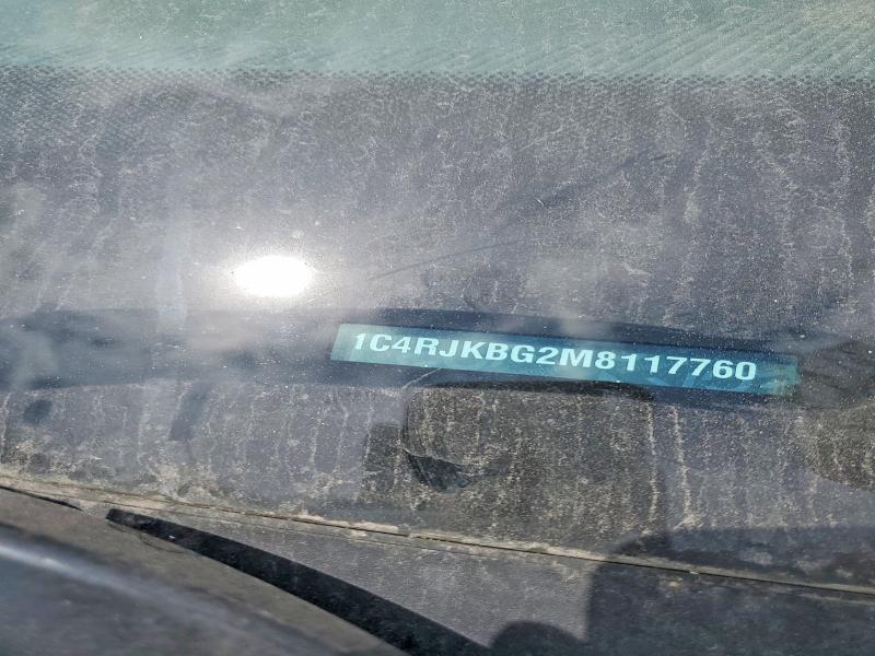 65875386 :رقم المزاد ، 1C4RJKBG2M8117760 vin ، 2021 Jeep Grand Cherokee مزاد بيع