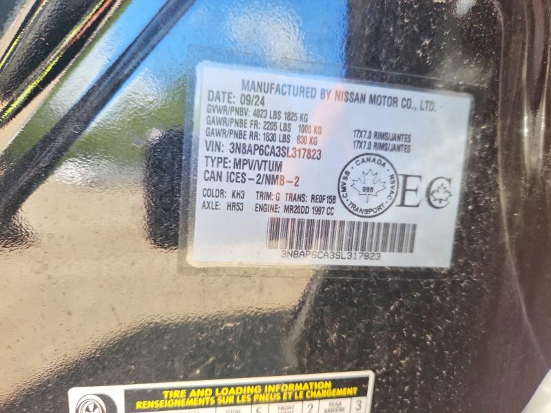 Продаж на аукціоні авто 2025 Nissan Kicks, vin: 3N8AP6CA3SL317823, номер лоту: 65541046