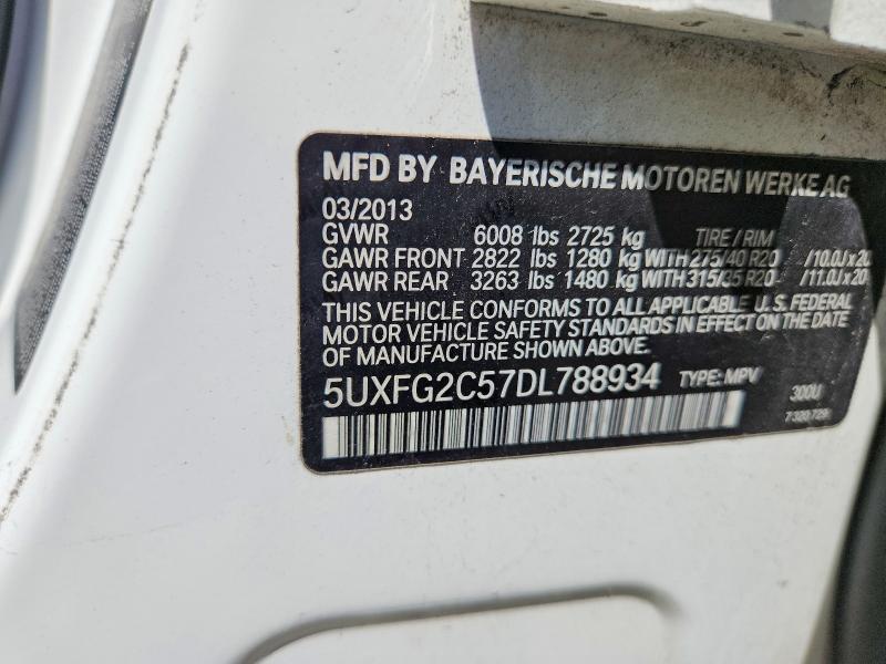 Продажа на аукционе авто 2013 Bmw X6, vin: 5UXFG2C57DL788934, номер лота: 64558756
