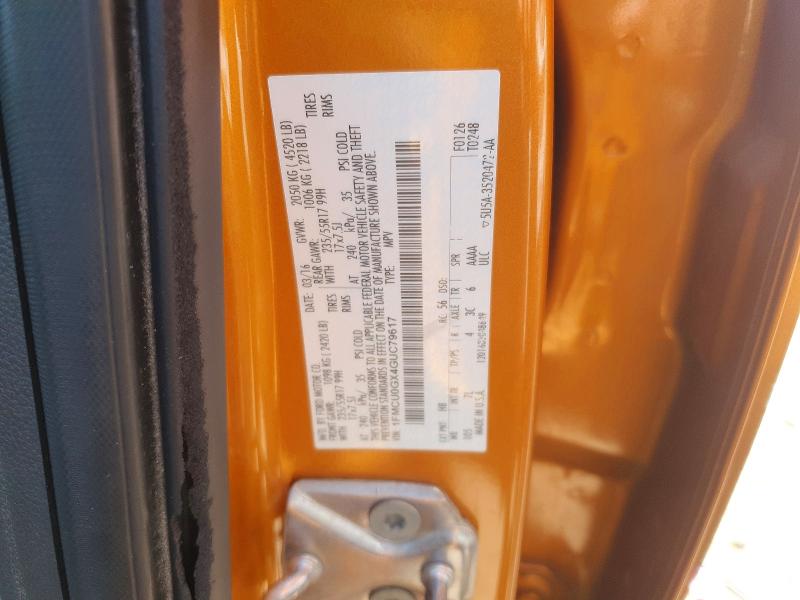Aukcja sprzedaży 2016 Ford Escape, vin: 1FMCU0GX4GUC79617, numer aukcji: 65667716