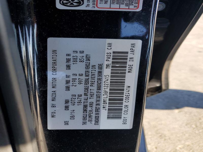 Продажа на аукционе авто 2015 Mazda 3, vin: JM1BM1L36F1227415, номер лота: 65696326