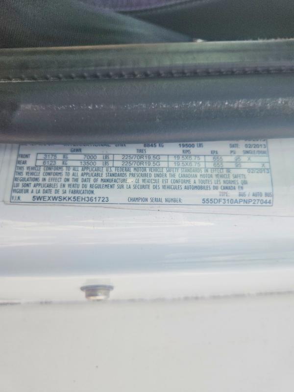 Продажа на аукционе авто 2014 Ic Corporation 3000, vin: 5WEXWSKK5EH361723, номер лота: 63447876