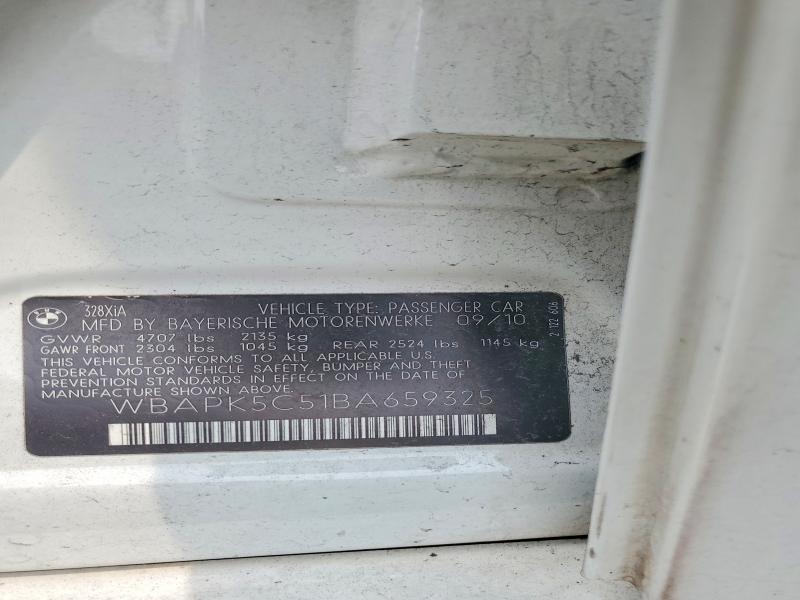 Aukcja sprzedaży 2011 Bmw 328, vin: WBAPK5C51BA659325, numer aukcji: 64366626