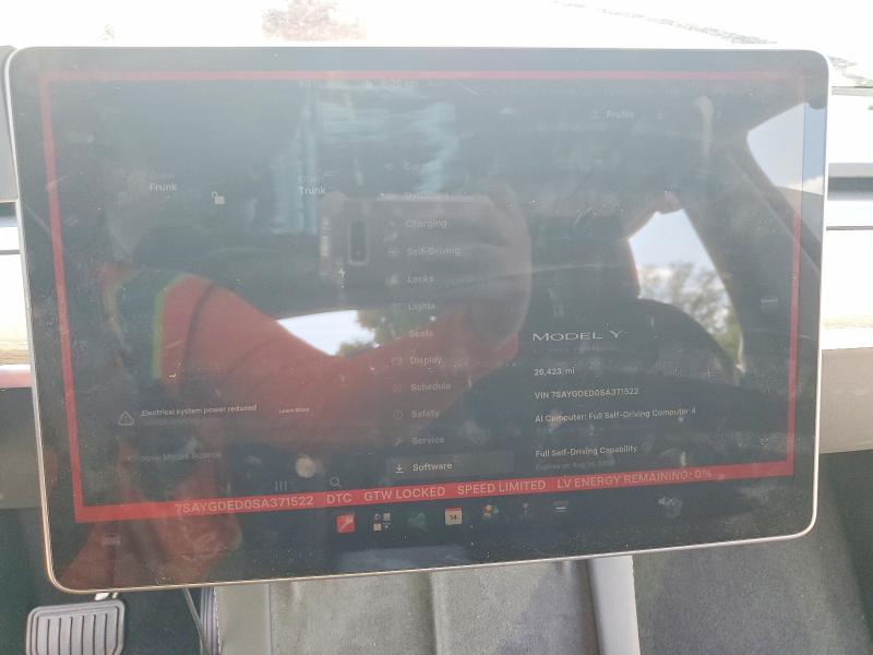 Продаж на аукціоні авто 2025 Tesla Model Y, vin: 7SAYGDED0SA371522, номер лоту: 65283486