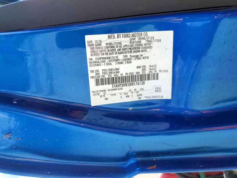 Aukcja sprzedaży 2011 Ford Focus, vin: 1FAHP3HN5BW176130, numer aukcji: 66219896
