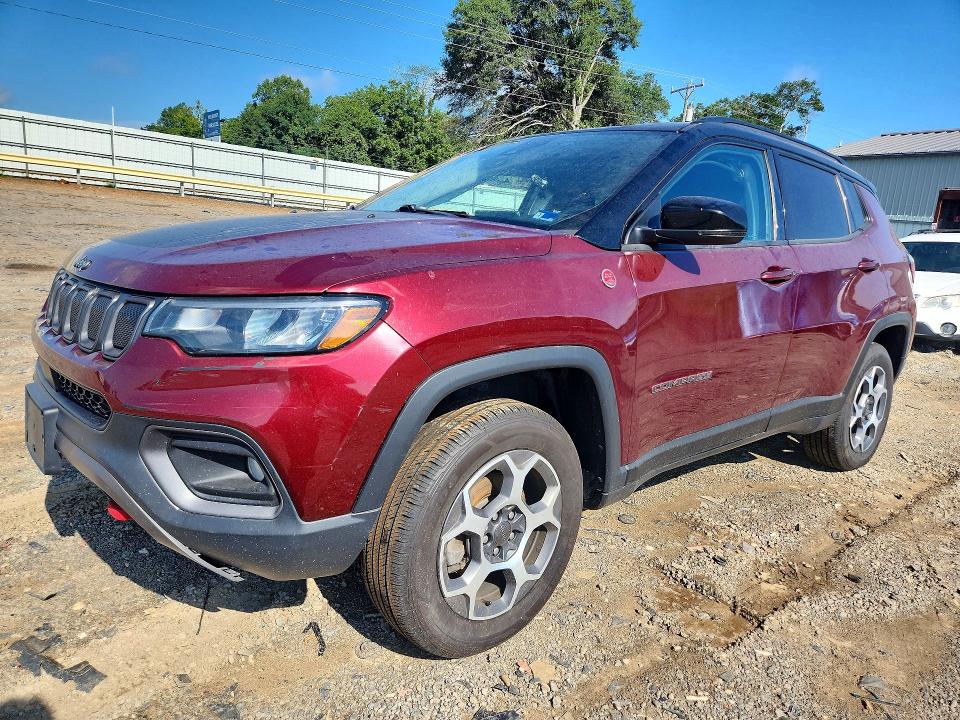 63853146 :رقم المزاد ، 3C4NJDDB1NT226189 vin ، 2022 Jeep Compass مزاد بيع