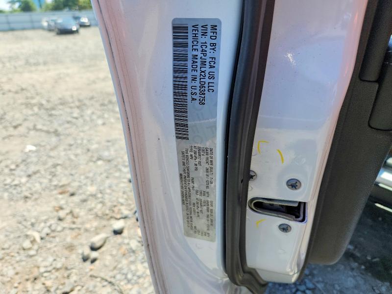 Продаж на аукціоні авто 2020 Jeep Cherokee, vin: 1C4PJMLX2LD638758, номер лоту: 63785166