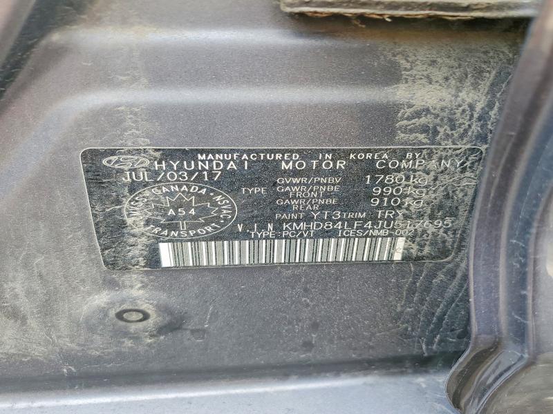 66378026 :رقم المزاد ، KMHD84LF4JU517695 vin ، 2018 Hyundai Elantra مزاد بيع