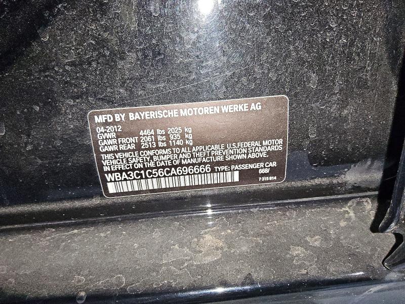 2012 Bmw 328 მანქანა იყიდება აუქციონზე, vin: WBA3C1C56CA696666, აუქციონის ნომერი: 61887116