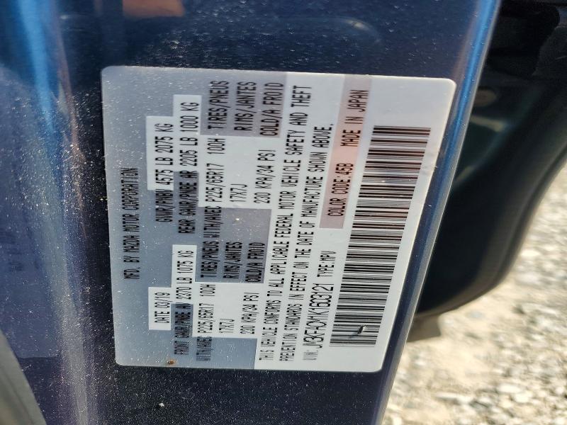 Aukcja sprzedaży 2019 Mazda Cx-5, vin: JM3KFACM1K1603121, numer aukcji: 66583166