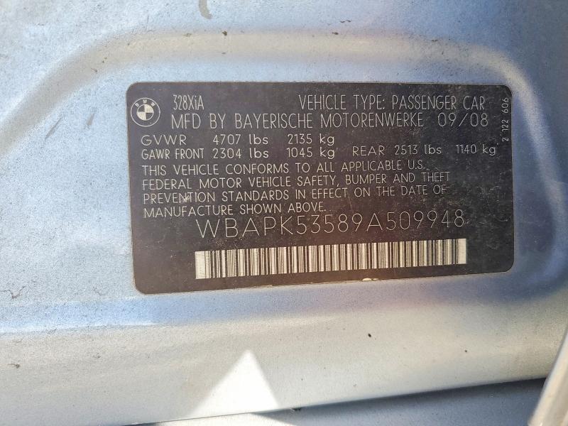 Aukcja sprzedaży 2009 Bmw 328, vin: WBAPK53589A509948, numer aukcji: 66088606