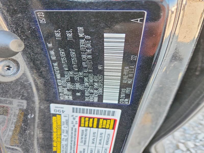 63429756 :رقم المزاد ، 5TDKRKEC0PS162957 vin ، 2023 Toyota Sienna مزاد بيع