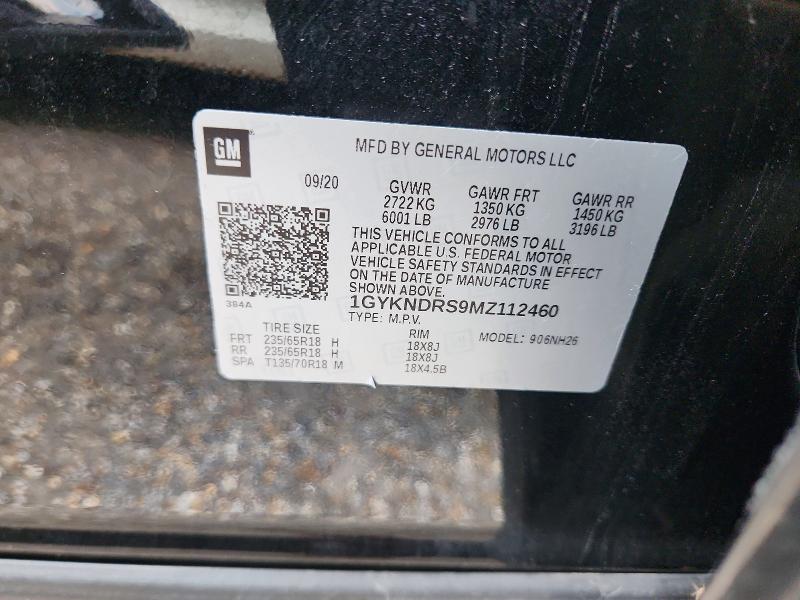 Продажа на аукционе авто 2021 Cadillac Xt5, vin: 1GYKNDRS9MZ112460, номер лота: 66373296