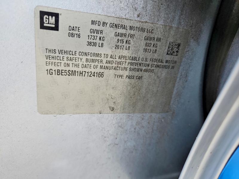 Продажа на аукционе авто 2017 Chevrolet Cruze, vin: 1G1BE5SM1H7124166, номер лота: 66794716