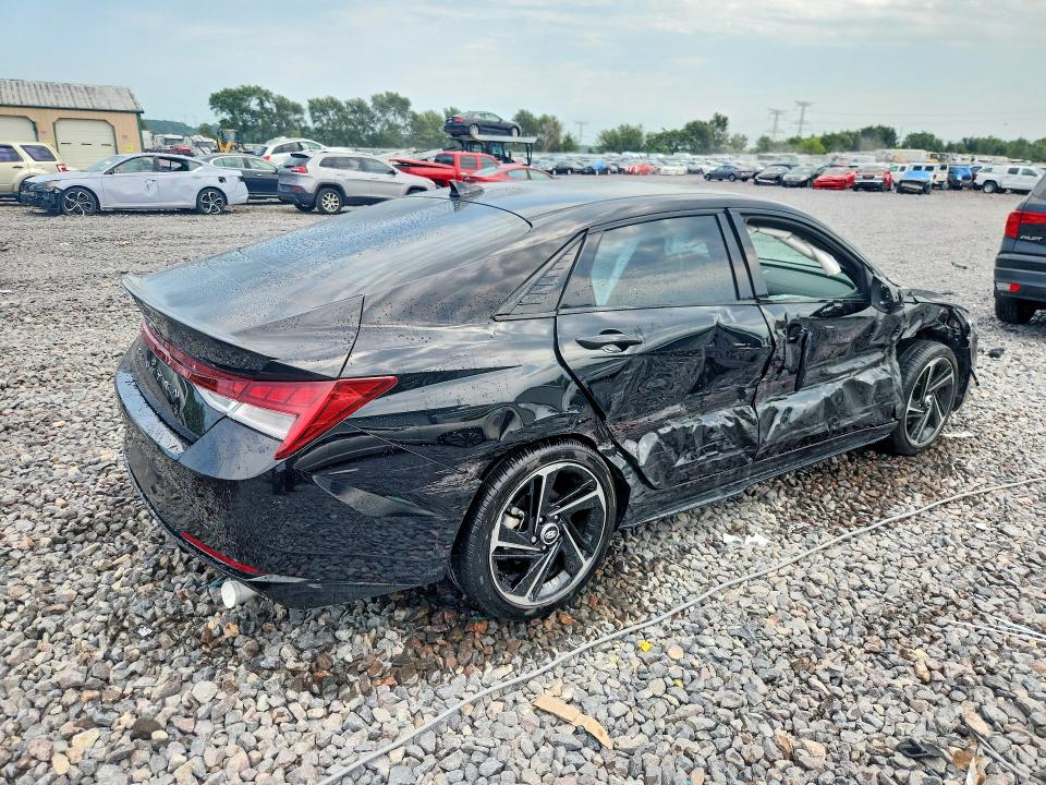 2023 Hyundai Elantra მანქანა იყიდება აუქციონზე, vin: KMHLR4AF7PU607475, აუქციონის ნომერი: 64462216