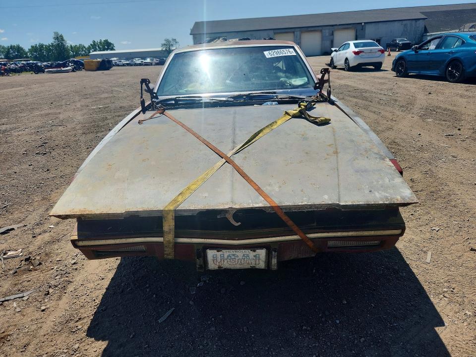 Aukcja sprzedaży 1981 Chevrolet Monte Carlo, vin: 1G1AZ37K8BK510051, numer aukcji: 62986576