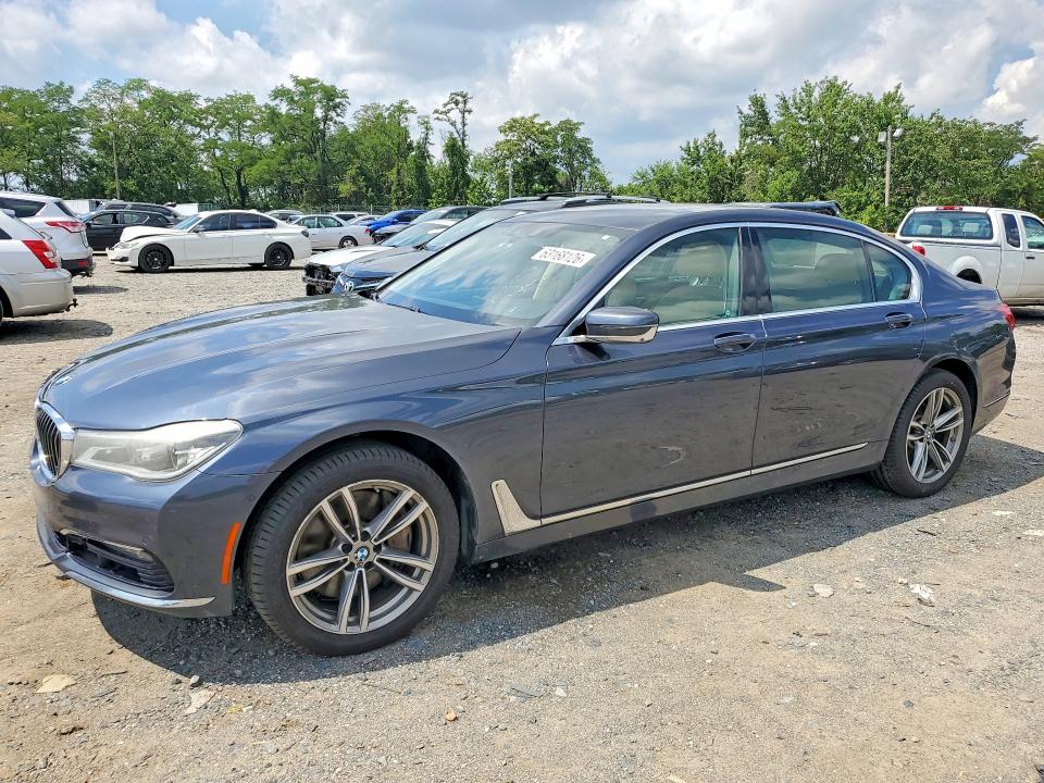 2016 Bmw 750 მანქანა იყიდება აუქციონზე, vin: WBA7F2C57GG419641, აუქციონის ნომერი: 63168126