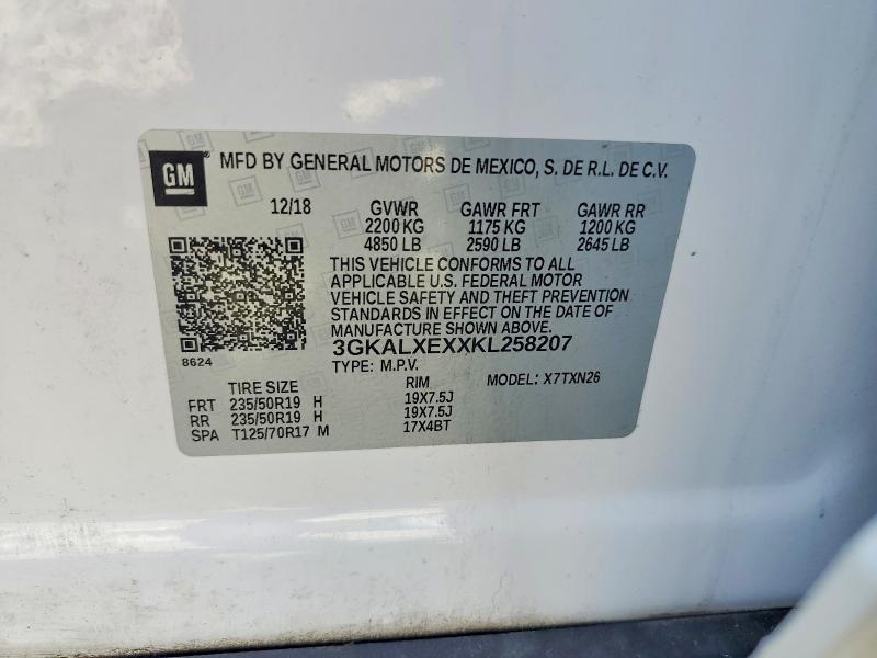 Продаж на аукціоні авто 2019 Gmc Terrain, vin: 3GKALXEXXKL258207, номер лоту: 66039916